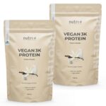 Nutri + Vegan Protein Pulver Vanille 1 kg – 81% Eiweiss für Muskelaufbau – Bild 6