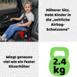 BubbleBum Teleport Reise-Kindersitzerhöhung i-Size R129 – Faltbar & Tragbar für Kinder 5-12 Jahre – Bild 11