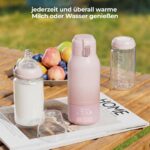 Momcozy Tragbarer Flaschenwärmer 500 ml – Kabelloses Schnellwärmen für unterwegs & Reisen – Bild 2