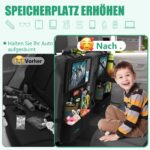 Plzpik Auto Organizer mit Klapptisch & 12 Taschen – Rücksitzschutz für Kinder (2er Set) – Bild 4
