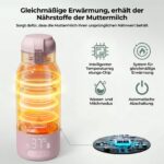 Momcozy Tragbarer Flaschenwärmer 500 ml – Kabelloses Schnellwärmen für unterwegs & Reisen – Bild 4