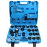 CCLIFE 28-tlg. Kühlsystemtester-Set mit 17 Adaptern – Dichtheitsprüfung & Befüllung