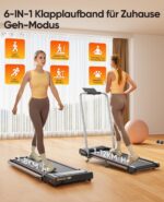 RUNIMON Klappbares Laufband 6in1 mit 9% Steigung & 2.5HP – Für Zuhause & Büro bis 120kg – Bild 5