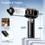 Aurvite Handstaubsauger Akku 4-in-1 mit 32000 Pa – Kabelloses Multifunktionstool für Auto & Büro – Bild 8