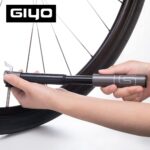 GIYO Super Micro Fahrradreifenpumpe Teleskop – 80 PSI MTB Pumpe mit Presta & Schrader – Bild 6