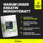 natural elements Kreatin Monohydrat 2er Set – 2x 500g reines Pulver für Krafttraining – Bild 3
