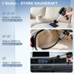 Aurvite Handstaubsauger Akku 4-in-1 mit 32000 Pa – Kabelloses Multifunktionstool für Auto & Büro – Bild 3