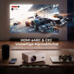 KOGATA 4K Smart Beamer mit WiFi 6 & Autofokus – Heimkino Projektor mit Netflix-App & HDR10+ – Bild 8