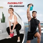 Yes4All Kettlebell 2-20 kg Gusseisen mit Neopren – Krafttraining für Zuhause – Bild 5