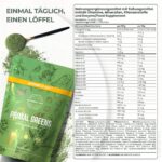 Primal Harvest Super Greens Pulver mit 27 Pflanzenstoffen – Spirulina & Weizengras, 30 Portionen – Bild 2