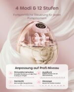 Nuliie JoyFlow Pro Tragbare Milchpumpe – Freihändig, leise & BPA-frei (2er-Pack) – Bild 4