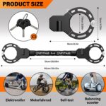 Veythas E-Scooter Schloss 90cm mit Tasche – Hochsicherheit für Elektroroller & Fahrräder – Bild 2