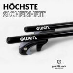 Owen 5.0 Dachträger 120cm für offene Reling – Alu Relingträger 90kg abschließbar – Bild 4