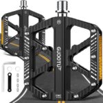 GUOOTU CNC Aluminium MTB Pedale mit 3 versiegelten Lagern – Leicht & Rutschfest