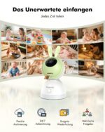 YESIMOM Babyphone 1080P HD mit 4.3" Display, 360° PTZ & App-Steuerung – Sicherer Baby Monitor – Bild 7