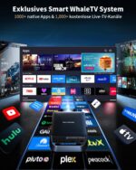 PUTRIMS S36 Smart Beamer 4K – Native 1080P mit Autofokus & 330° Ständer für Heimkino – Bild 2
