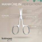 MarQus Solingen Maniküre-Set 7-teilig – Nagelpflege-Komplett-Set aus vernickeltem Stahl mit Ledertasche – Bild 7
