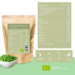 HANS Brainfood 1kg Bio Erbsenprotein 90% – Veganes Proteinpulver mit Optimalem Aminosäureprofil – Bild 5