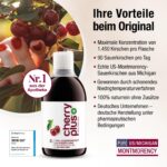 Montmorency-Sauerkirsch-Konzentrat 500 ml – 1.450 Kirschen pro Flasche für Regeneration & Gesundheit – Bild 4