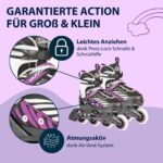 HUDORA Inline Skates Mia/Leon – Verstellbare Inliner für Kinder bis Erwachsene – Bild 5