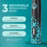 happybrush Eco Vibe 3 Schallzahnbürste – Testsieger mit 40.000 Vibrationen & 8 Wochen Akku – Bild 4