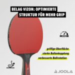 JOOLA Tischtennis Set Duo Carbon – 2 Schläger, 3 Bälle & Tasche, 6-teilig – Bild 5