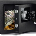 SINZUX 6.6L Elektronischer Tresor – Digitaler Safe mit Zahlenkombination & Schlüssel