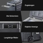 AAOBOSI 74L Kompressor Kühlbox – Mobile Kühlung mit APP-Steuerung für Auto & Camping – Bild 6