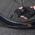 anoutway Tiny Pump – Elektrische Mini-Fahrradpumpe mit Druckmesser für alle Ventiltypen – Bild 5