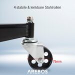Arebos Getriebeheber 500 kg – Hydraulischer Motorheber mit Fusspedalsteuerung – Bild 6