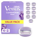 Gillette Venus ComfortGlide Breeze – 10 Ersatzklingen für glatte Rasur ohne Irritationen