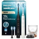 Philips Sonicare DiamondClean 9000 Doppelpack – Schallzahnbürste mit App & Drucksensor