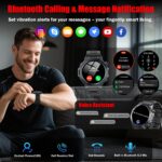Jugeman Smartwatch Herren 1,43" AMOLED – Militär GPS Fitnessuhr mit 160+ Sportmodi & 20 Tage Akku – Bild 3