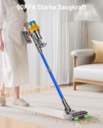 AIDTIPS T18 Akku Staubsauger 50 KPA – Kabellos mit 70 Min Laufzeit & Anti-Tangle-Bürste – Bild 2