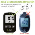 adia Blutzuckerteststreifen 100er Pack – Zuverlässige Blutzuckerkontrolle für Diabetiker – Bild 7