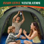 Purebox Kuppelzelt 2-3 Personen – Ultraleicht & Windsicher für Camping & Trekking – Bild 2