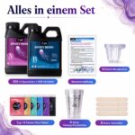 LET'S RESIN 1000ml Epoxidharz Set – Blasenfrei & Kristallklar für Schmuck & Kunstwerke – Bild 7