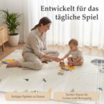 Pikatoyz® Krabbelmatte Baby 180x150 cm – Schadstofffreie XPE Spielmatte mit Tragetasche – Bild 6