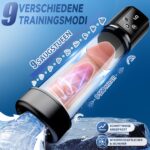 Tagnaff Elektrische Penispumpe mit 9 Saugstufen & LCD Display – 7-teiliges Trainingsset – Bild 2