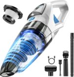 Topipop Akku-Handstaubsauger 25000Pa – Kabelloser Staubsauger mit HEPA-Filter & Zubehör