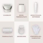 Philips Lady Shaver Series 8000 – Kabelloser Damenrasierer mit flexiblem Kopf & LED für Körper – Bild 10