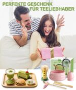 JBER Matcha Set Rosa 7-teilig – Handwerkliches Matcha Zubehör mit Bambusbesen & Keramikschale – Bild 7