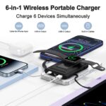 Vexnara MagSafe Power Bank 10000mAh – kabelloses Schnellladen für iPhone & Apple Watch – Bild 3