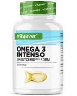 Vit4ever Omega-3 365 Kapseln – 80% hochdosiert mit EPA & DHA – Triglycerid-Form