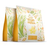 Alpha Foods Vegan Protein Pulver 1200g – 22g Protein pro Portion, Vanille
