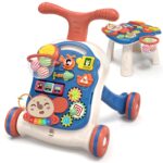 QDRAGON 3in1 Lauflernwagen mit regelbarer Geschwindigkeit – Gehhilfe für Babys 12-36 Monate