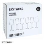 RITZENHOFF Weißweinglas-Set 400 ml Lichtweiss – 6er Pack aus Kristallglas – Bild 6