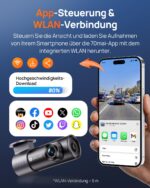 70mai M310 Plus 4K Dashcam – Ultra HD mit 360° Drehung, WiFi & Nachtsicht – Bild 9