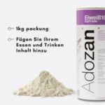 Adozan Eiweiß 100 – 1kg Whey Isolate Proteinpulver, 99% Eiweiss, Geschmacksneutral – Bild 2
