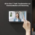 EZVIZ CP5 Video-Türsprechanlage mit 7" Touchscreen – 1080p Fernentriegelung & Nachtsicht – Bild 3
